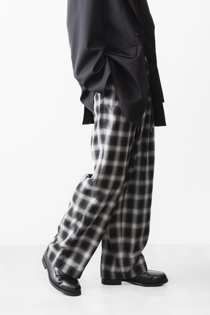 ssstein(シュタイン)のCOTTON VISCOSE WIDE EASY TROUSERS - BLACK OMBREの公式通販サイトsession福岡セレクトショップ