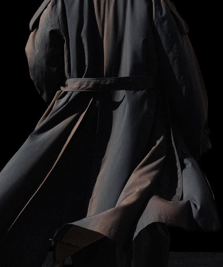 SUBLATIONS-サブレーションズのKIVULI PRINT LIGHT WEIGHT COATのDARK BROWN公式通販サイトsession福岡セレクトショップ