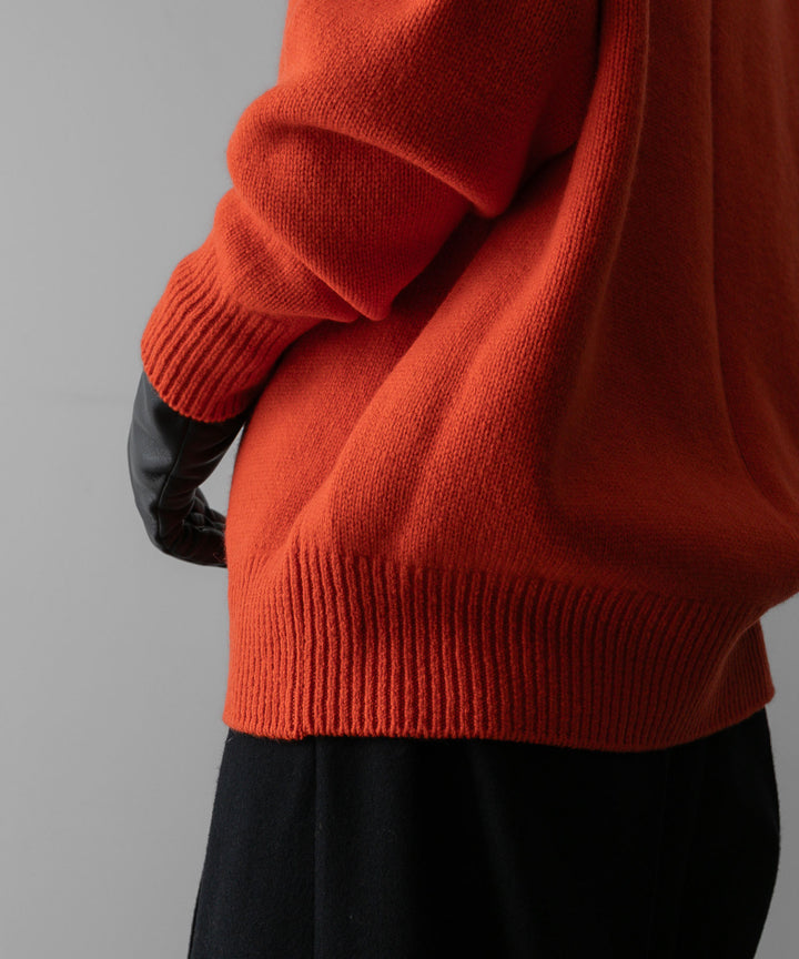 ssstein(シュタイン)の24AWコレクション EXTRA FINE WOOL WARM KNIT TURTLE NECK LS - ORANGE 公式通販サイトsession福岡セレクトショップ