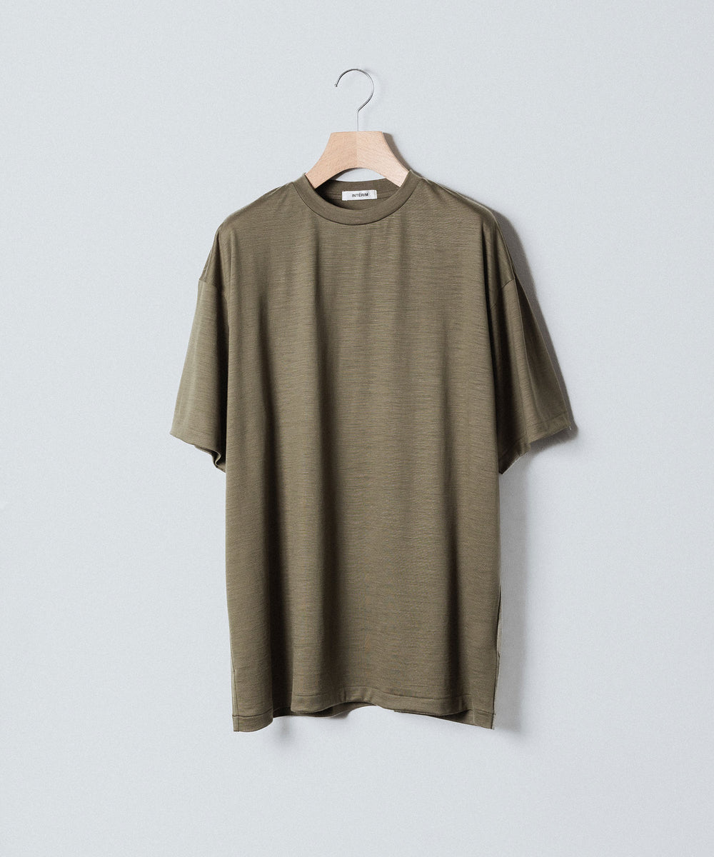 INTÉRIM(インテリム)のEXTRA FINE MERINO WOOL JERSEY S/S TEE - SAGEの公式通販サイトsession福岡セレクトショップ