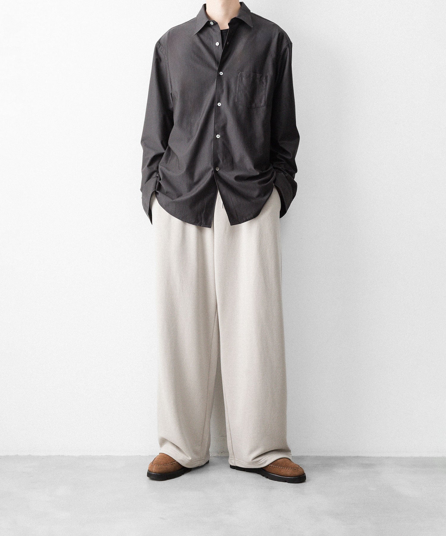 パンツ KAZU KANEMASA PHIL.】28G CUPRO PANTS - BEIGE KHAKI | 公式通販サイト