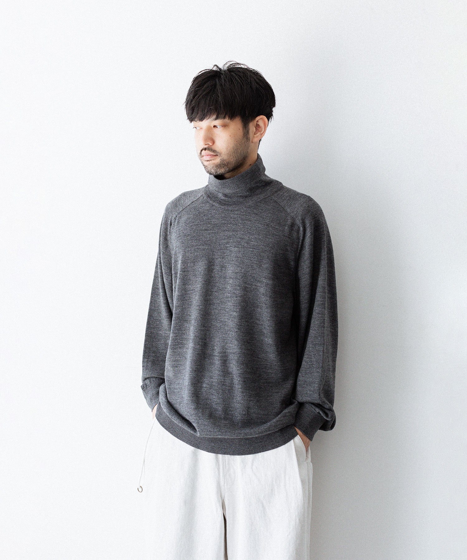 UMEDA ウメダの12GG HIGHNECK PULLOVERのGREY 公式通販サイトsession福岡セレクトショップ