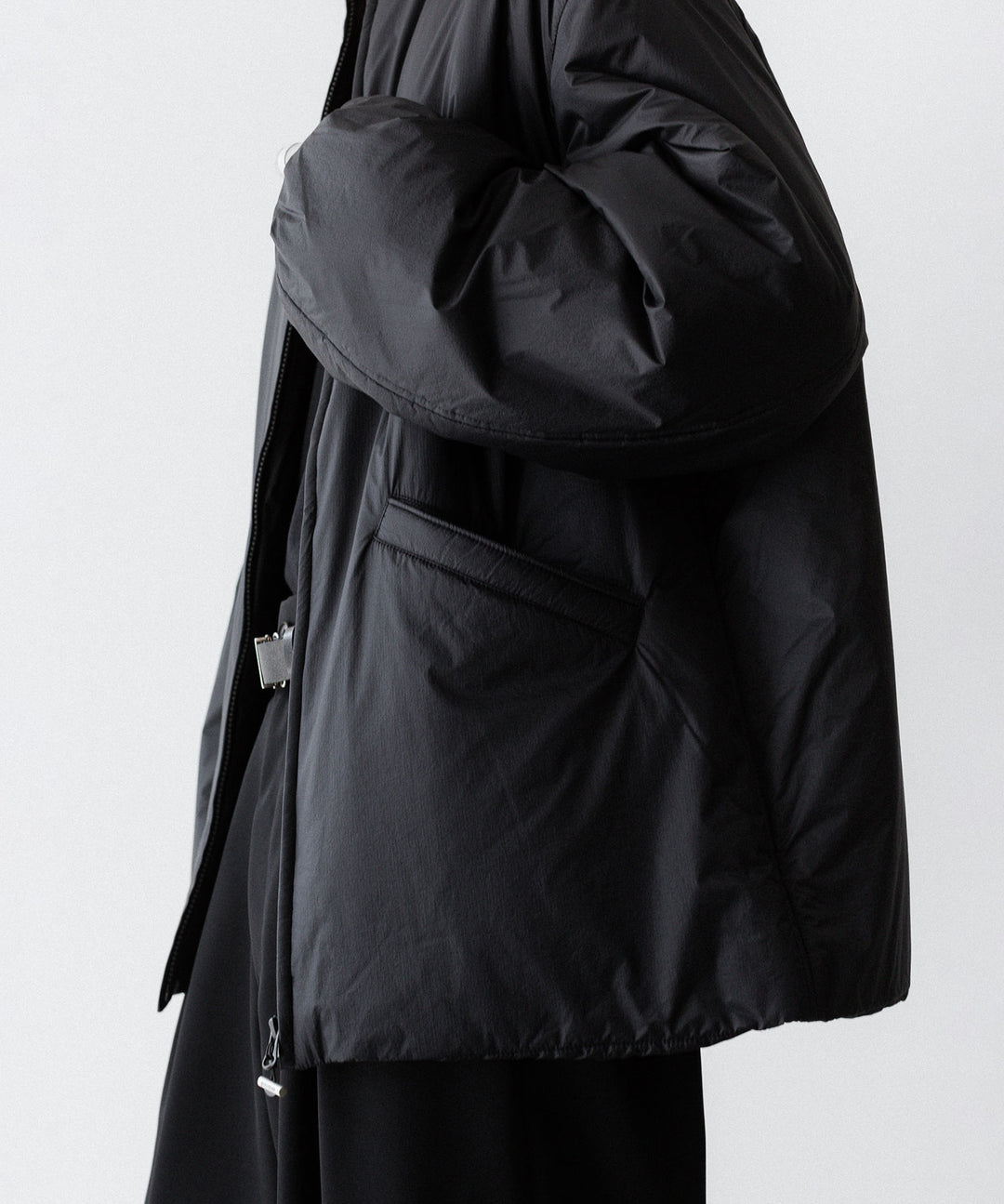 paratrait パラトレイトのPMEMBRANE SHELL PUFF BLOUSON のBLACK 公式通販サイトsession福岡セレクトショップ
