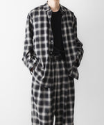 画像をギャラリービューアに読み込む, ssstein(シュタイン)のCOTTON VISCOSE WIDE EASY TROUSERS - BLACK OMBREの公式通販サイトsession福岡セレクトショップ
