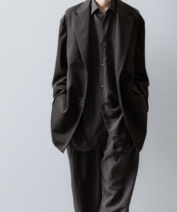 ssstein(シュタイン)のRAYON/LINEN WIDE EASY TROUSERS - CHARCOALの公式通販サイトsession福岡セレクトショップ