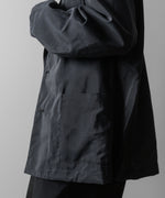 画像をギャラリービューアに読み込む, ssstein(シュタイン)の24AWコレクション SILK NYLON SINGLE BREASTED JACKET - BLACK 公式通販サイトsession福岡セレクトショップ
