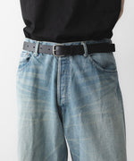 画像をギャラリービューアに読み込む, ssstein(シュタイン)のCLASSIC LEATHER BELT (PINNED BUCKLE) - BLACKの公式通販サイトsession福岡セレクトショップ
