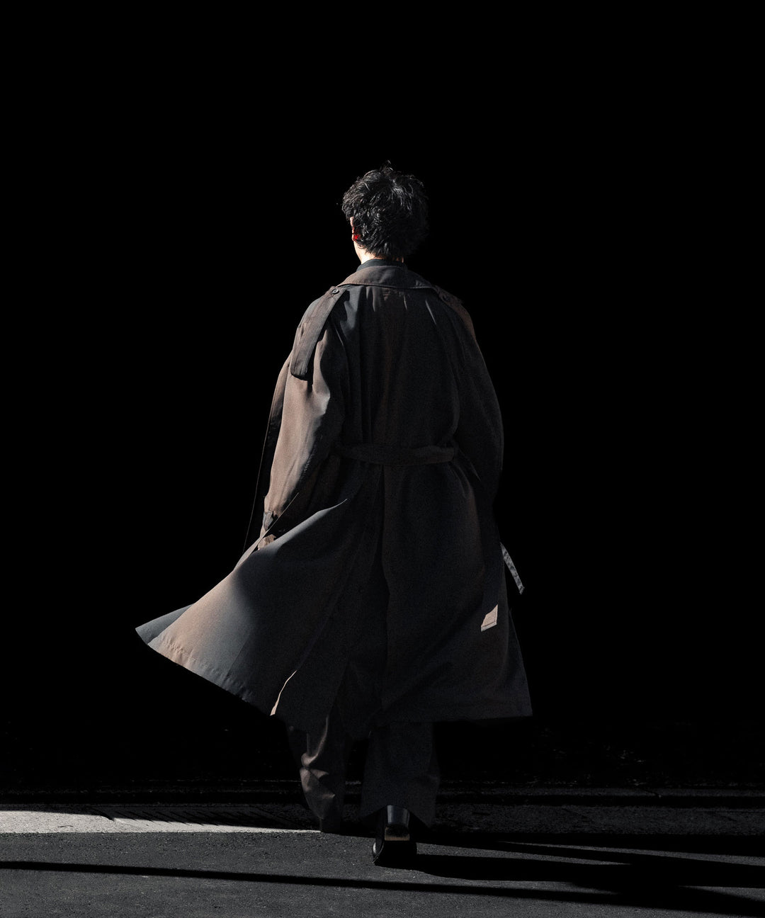SUBLATIONS-サブレーションズのKIVULI PRINT LIGHT WEIGHT COATのDARK BROWN公式通販サイトsession福岡セレクトショップ