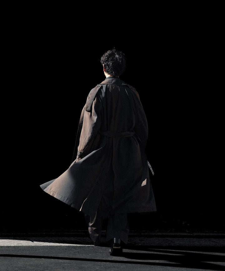 SUBLATIONS-サブレーションズのKIVULI PRINT LIGHT WEIGHT COATのDARK BROWN公式通販サイトsession福岡セレクトショップ