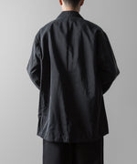 画像をギャラリービューアに読み込む, ssstein(シュタイン)の24AWコレクション SILK NYLON SINGLE BREASTED JACKET - BLACK 公式通販サイトsession福岡セレクトショップ
