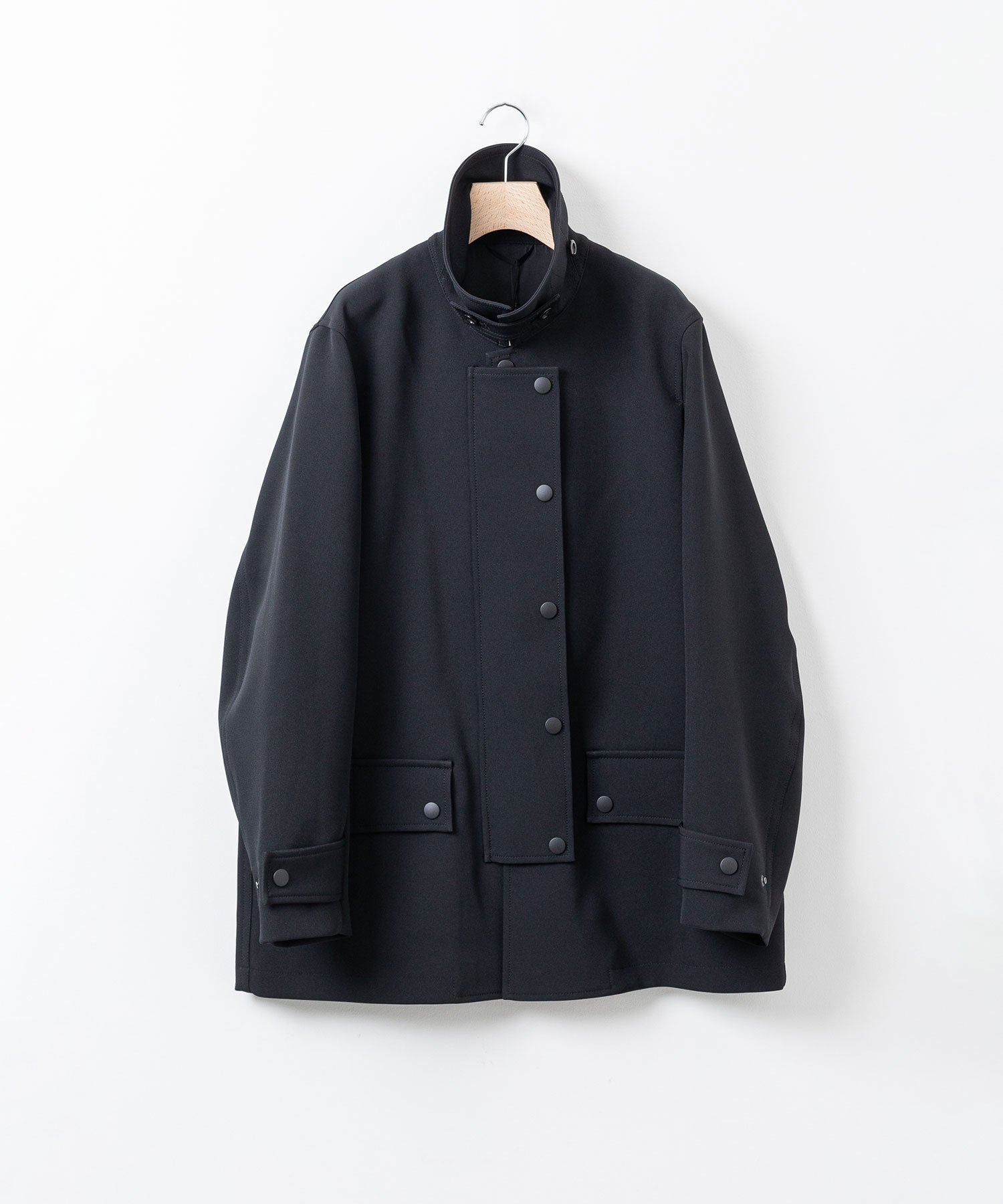 UJOH ウジョー DOUBLE FRONT BLOUSON - BLACK 23aw sessionセッション福岡セレクトショップ公式通販サイト 