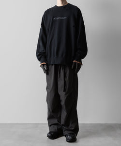 ssstein(シュタイン)の24AWコレクション OVERSIZED REBUILD SWEAT LS - DARK NAVY 公式通販サイトsession福岡セレクトショップ