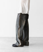 画像をギャラリービューアに読み込む, CODA -コーダのGREY ACID WASH DUAL EXPOSURE BREAK CUT FLARED JEANSのGREY ACID WASH公式通販サイトsession福岡セレクトショップ
