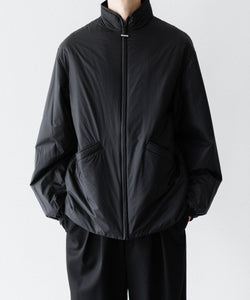 paratrait / パラトレイト】MEMBRANE SHELL PUFF BLOUSON - BLACK