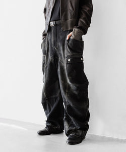 SUBLATIONS / サブレーションズ】DENIM BANANA CUTTING PANTS - USED