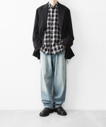 画像をギャラリービューアに読み込む, ssstein(シュタイン)のCOTTON VISCOSE OVERSIZED LS SHIRT - BLACK OMBREの公式通販サイトsession福岡セレクトショップ

