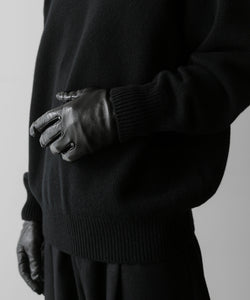 ssstein(シュタイン)の24AWコレクション EXTRA FINE WOOL WARM KNIT CREW NECK LS - BLACK 公式通販サイトsession福岡セレクトショップ