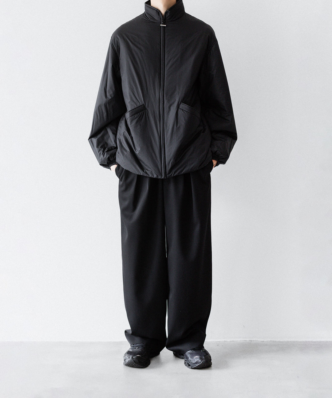paratrait パラトレイトのPMEMBRANE SHELL PUFF BLOUSON のBLACK 公式通販サイトsession福岡セレクトショップ