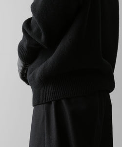 ssstein(シュタイン)の24AWコレクション EXTRA FINE WOOL WARM KNIT CREW NECK LS - BLACK 公式通販サイトsession福岡セレクトショップ