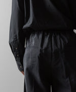 画像をギャラリービューアに読み込む, ssstein(シュタイン)の24AWコレクション SILK NYLON EASY WIDE TROUSERS - BLACK 公式通販サイトsession福岡セレクトショップ
