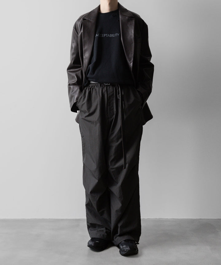ssstein(シュタイン)の24AWコレクション LEATHER DOUBLE BRESTED JACKET - DARK BROWN 公式通販サイトsession福岡セレクトショップ