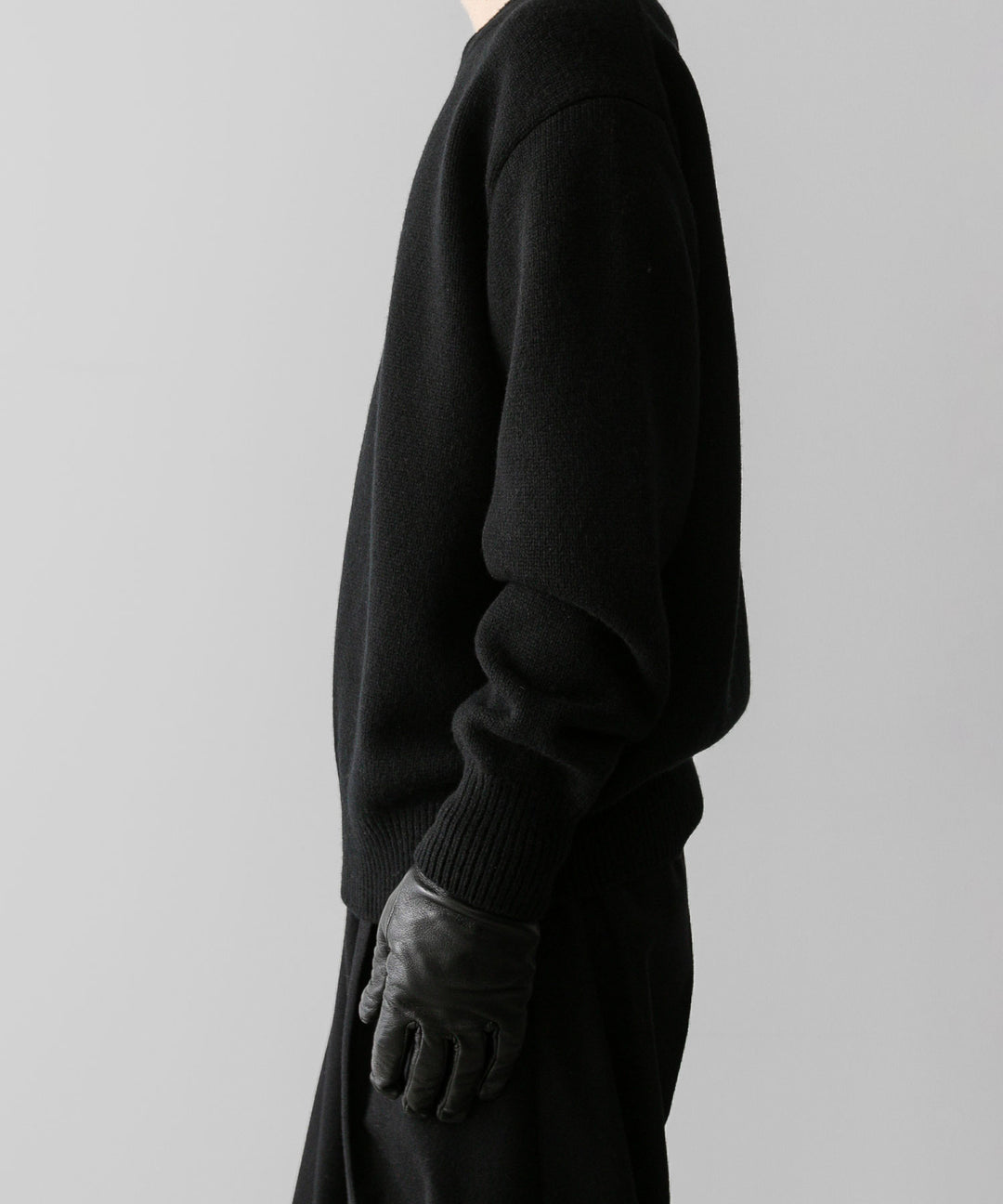 ssstein(シュタイン)の24AWコレクション EXTRA FINE WOOL WARM KNIT CREW NECK LS - BLACK 公式通販サイトsession福岡セレクトショップ