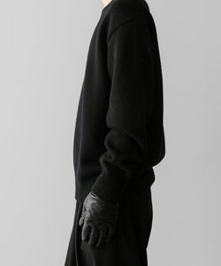 ssstein(シュタイン)の24AWコレクション EXTRA FINE WOOL WARM KNIT CREW NECK LS - BLACK 公式通販サイトsession福岡セレクトショップ