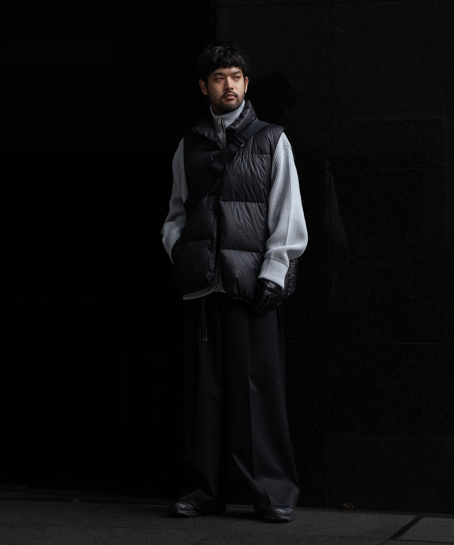 【stein】シュタイン 23AW OVERSIZED DRIVERS KNIT ZIP JACKET - OFF GREY sessionセッション福岡セレクトショップ 公式通販サイト