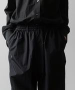 画像をギャラリービューアに読み込む, ssstein(シュタイン)の24AWコレクション NYLON TWILL CARGO EASY TROUSERS - BLACK 公式通販サイトsession福岡セレクトショップ
