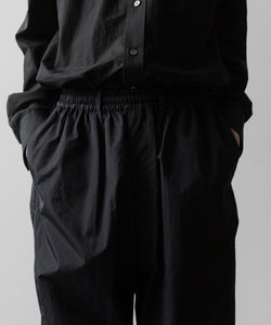 ssstein(シュタイン)の24AWコレクション NYLON TWILL CARGO EASY TROUSERS - BLACK 公式通販サイトsession福岡セレクトショップ