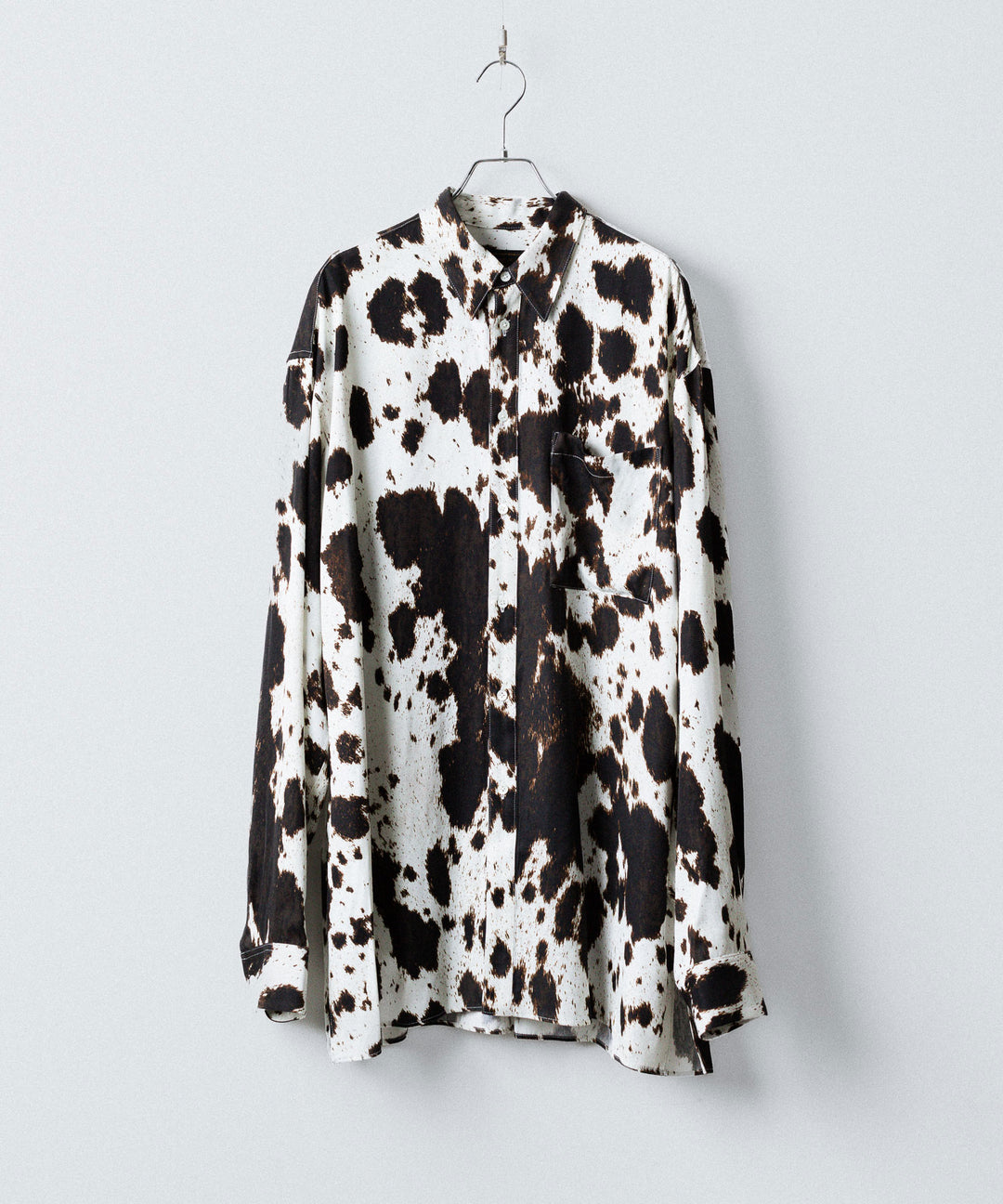 ANTHEM A-アンセムエーのLAYER PATTERN PRINTED SHIRTのFOG WHITE 公式通販サイトsession福岡セレクトショップ