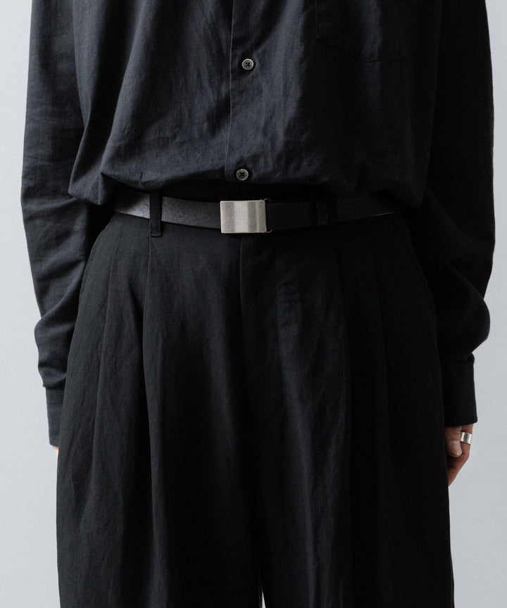 ssstein(シュタイン)のRAYON/LINEN WIDE EASY TROUSERS - BLACKの公式通販サイトsession福岡セレクトショップ