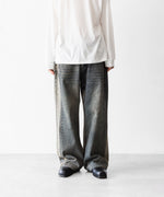画像をギャラリービューアに読み込む, CODA -コーダのGREY ACID WASH DUAL EXPOSURE BREAK CUT FLARED JEANSのGREY ACID WASH公式通販サイトsession福岡セレクトショップ
