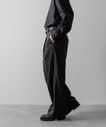 画像をギャラリービューアに読み込む, ssstein(シュタイン)の24AWコレクション SILK NYLON EASY WIDE TROUSERS - BLACK 公式通販サイトsession福岡セレクトショップ
