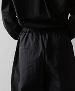 画像をギャラリービューアに読み込む, ssstein(シュタイン)の24AWコレクション NYLON TWILL CARGO EASY TROUSERS - BLACK 公式通販サイトsession福岡セレクトショップ
