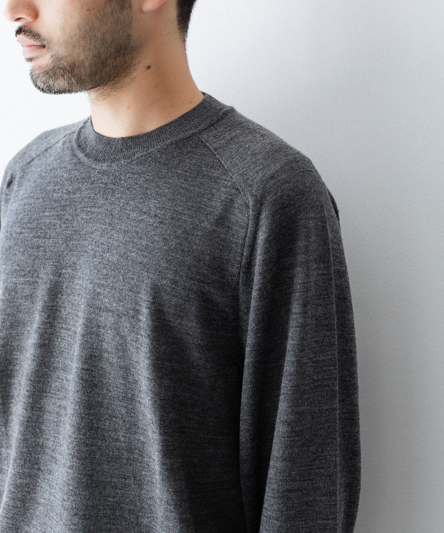 UMEDA ウメダの12GG CREW NECK PULLOVERのGREY 公式通販サイトsession福岡セレクトショップ