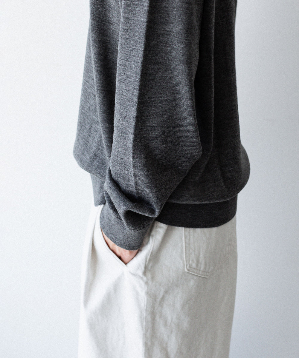 UMEDA ウメダの12GG CREW NECK PULLOVERのGREY 公式通販サイトsession福岡セレクトショップ