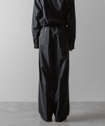 画像をギャラリービューアに読み込む, ssstein(シュタイン)の24AWコレクション SILK NYLON EASY WIDE TROUSERS - BLACK 公式通販サイトsession福岡セレクトショップ
