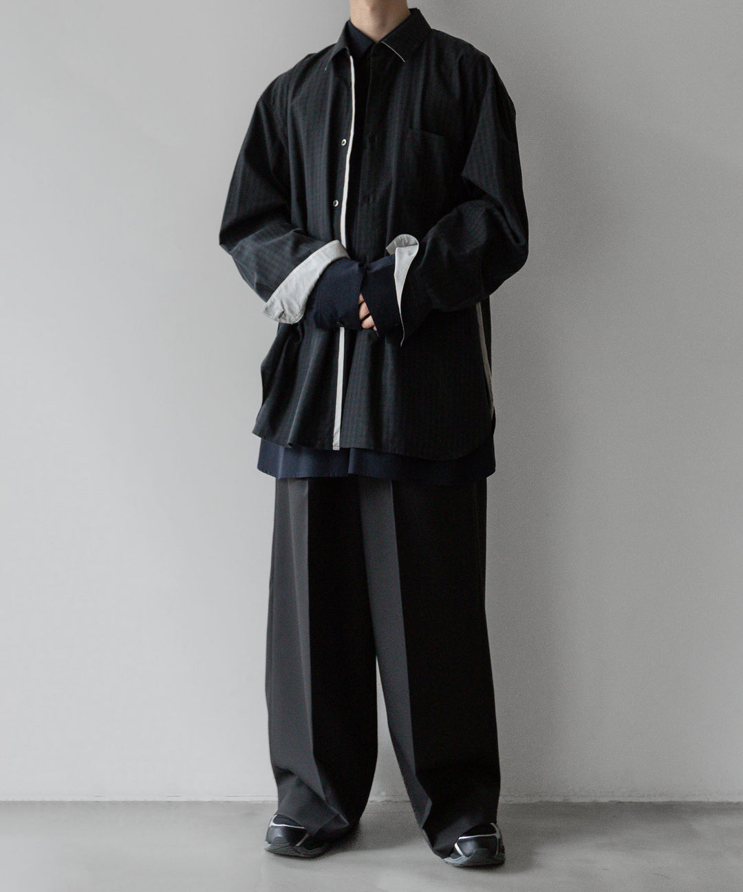 ssstein シュタインのEXTRA WIDE TROUSERS DARK CHARCOAL公式通販サイトsession福岡セレクトショップ