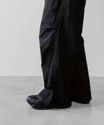 画像をギャラリービューアに読み込む, ssstein(シュタイン)の24AWコレクション NYLON TWILL CARGO EASY TROUSERS - BLACK 公式通販サイトsession福岡セレクトショップ
