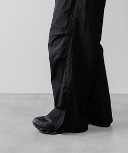 ssstein(シュタイン)の24AWコレクション NYLON TWILL CARGO EASY TROUSERS - BLACK 公式通販サイトsession福岡セレクトショップ