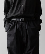 画像をギャラリービューアに読み込む, ssstein(シュタイン)の24AWコレクション NYLON TWILL CARGO EASY TROUSERS - BLACK 公式通販サイトsession福岡セレクトショップ
