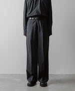 画像をギャラリービューアに読み込む, ssstein(シュタイン)の24AWコレクション SILK NYLON EASY WIDE TROUSERS - BLACK 公式通販サイトsession福岡セレクトショップ
