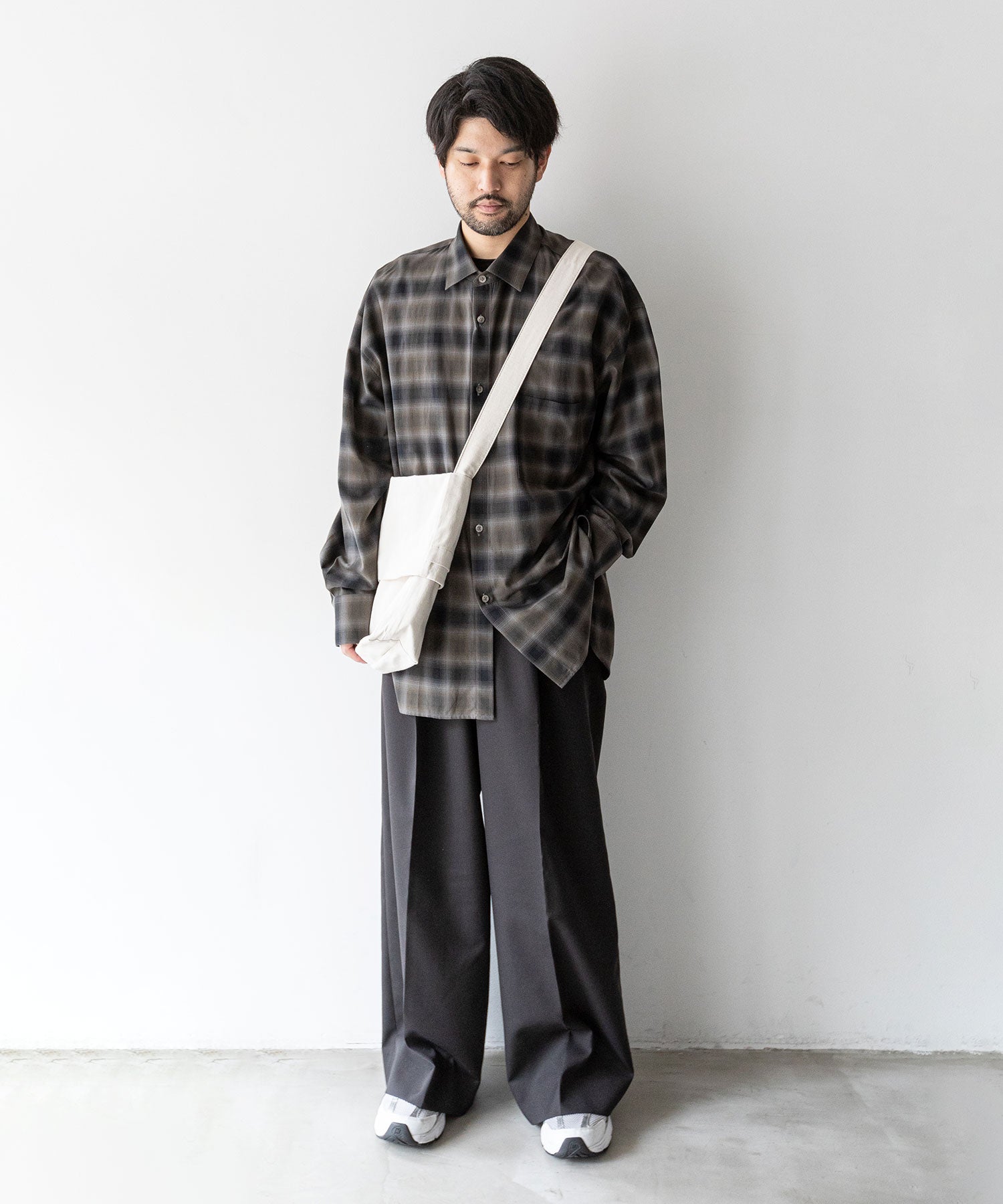 stein】EXTRA WIDE TROUSERS - DARK CHARCOAL | 公式通販サイト ...