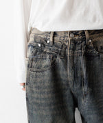 画像をギャラリービューアに読み込む, CODA -コーダのGREY ACID WASH DUAL EXPOSURE BREAK CUT FLARED JEANSのGREY ACID WASH公式通販サイトsession福岡セレクトショップ
