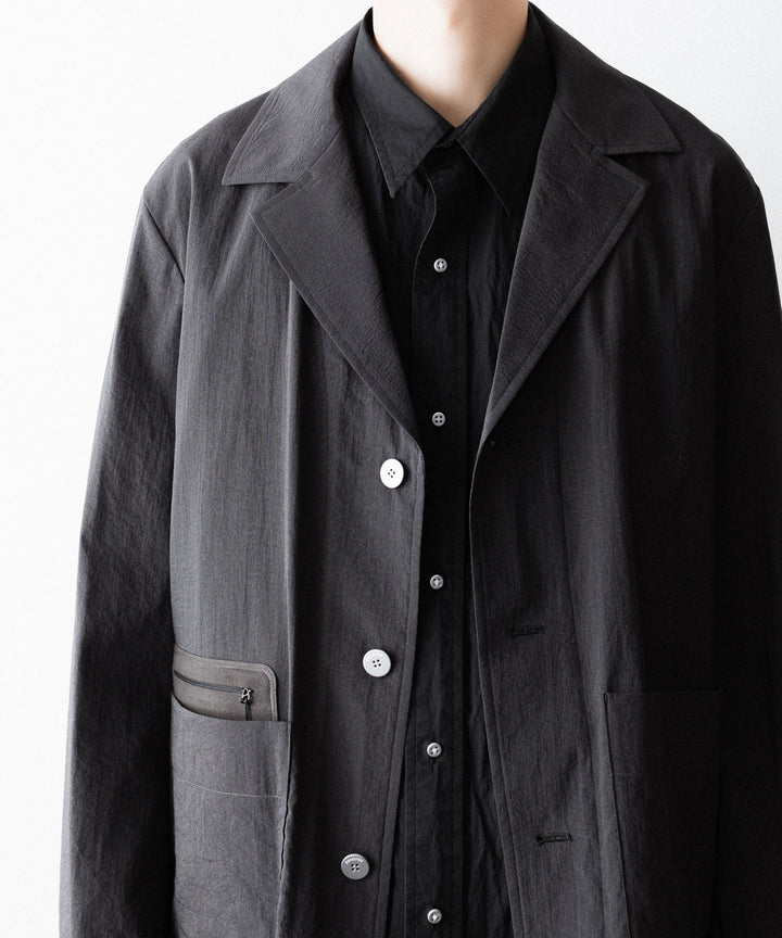 paratrait-パラトレイトのBARK SKIN JACKETのCHARCOAL公式通販サイトsession福岡セレクトショップ