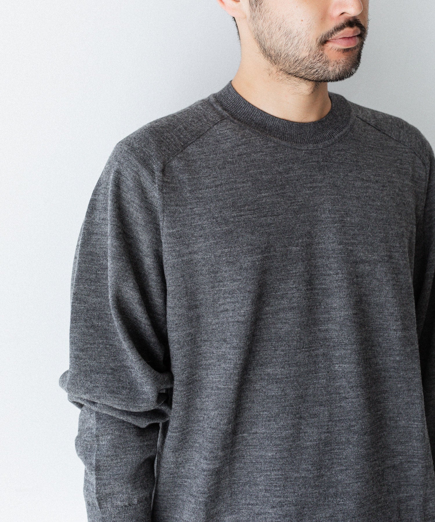 UMEDA ウメダの12GG CREW NECK PULLOVERのGREY 公式通販サイトsession福岡セレクトショップ