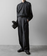 画像をギャラリービューアに読み込む, ssstein(シュタイン)の24AWコレクション OVERSIZED DOWN PAT SHIRT - BLACK 公式通販サイトsession福岡セレクトショップ
