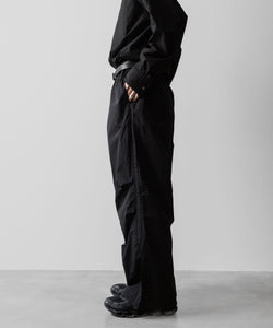 ssstein(シュタイン)の24AWコレクション NYLON TWILL CARGO EASY TROUSERS - BLACK 公式通販サイトsession福岡セレクトショップ