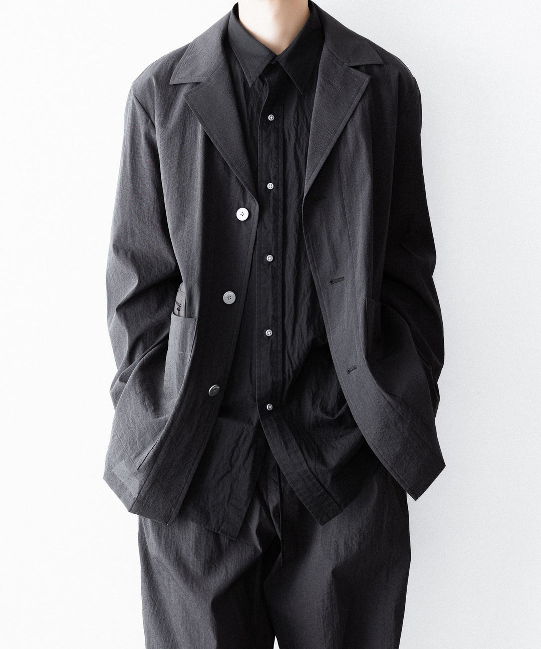 paratrait-パラトレイトのBARK SKIN JACKETのCHARCOAL公式通販サイトsession福岡セレクトショップ
